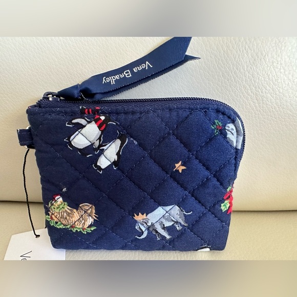 🐧❄️ NWT Vera Bradley Coin Purse in Snow Globe Motifs ❄️🐧 - Picture 8 of 8